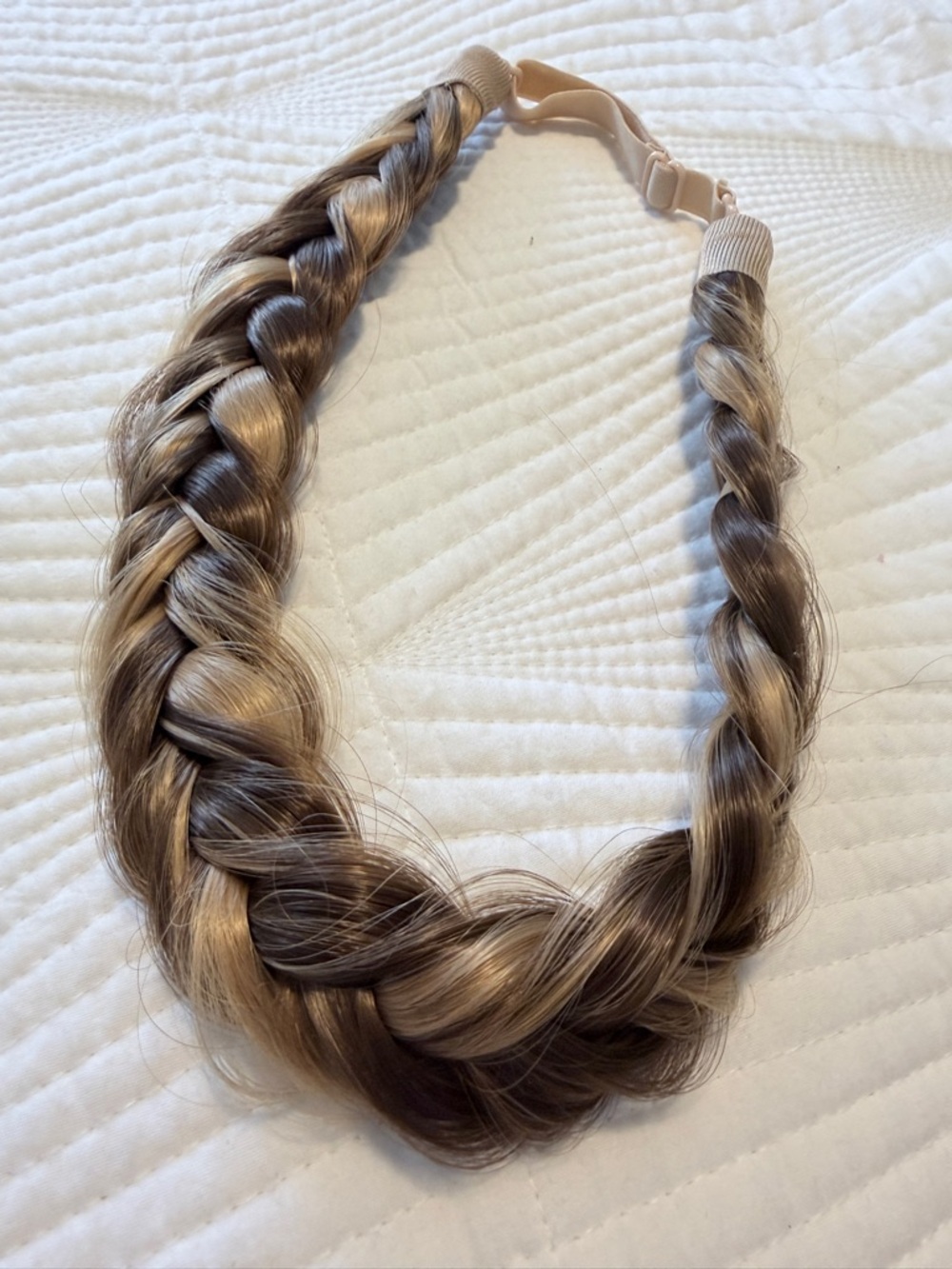 Madison Braided Halo Hairpiece - Blonde Brown Blend